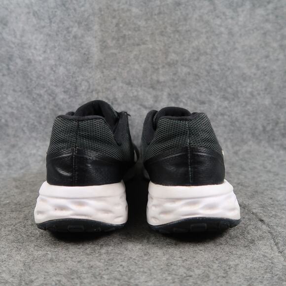 Nike Shoes Big Kids 5Y Athletic Trainers Revolution Running Sneaker Black White - Picture 4 of 14